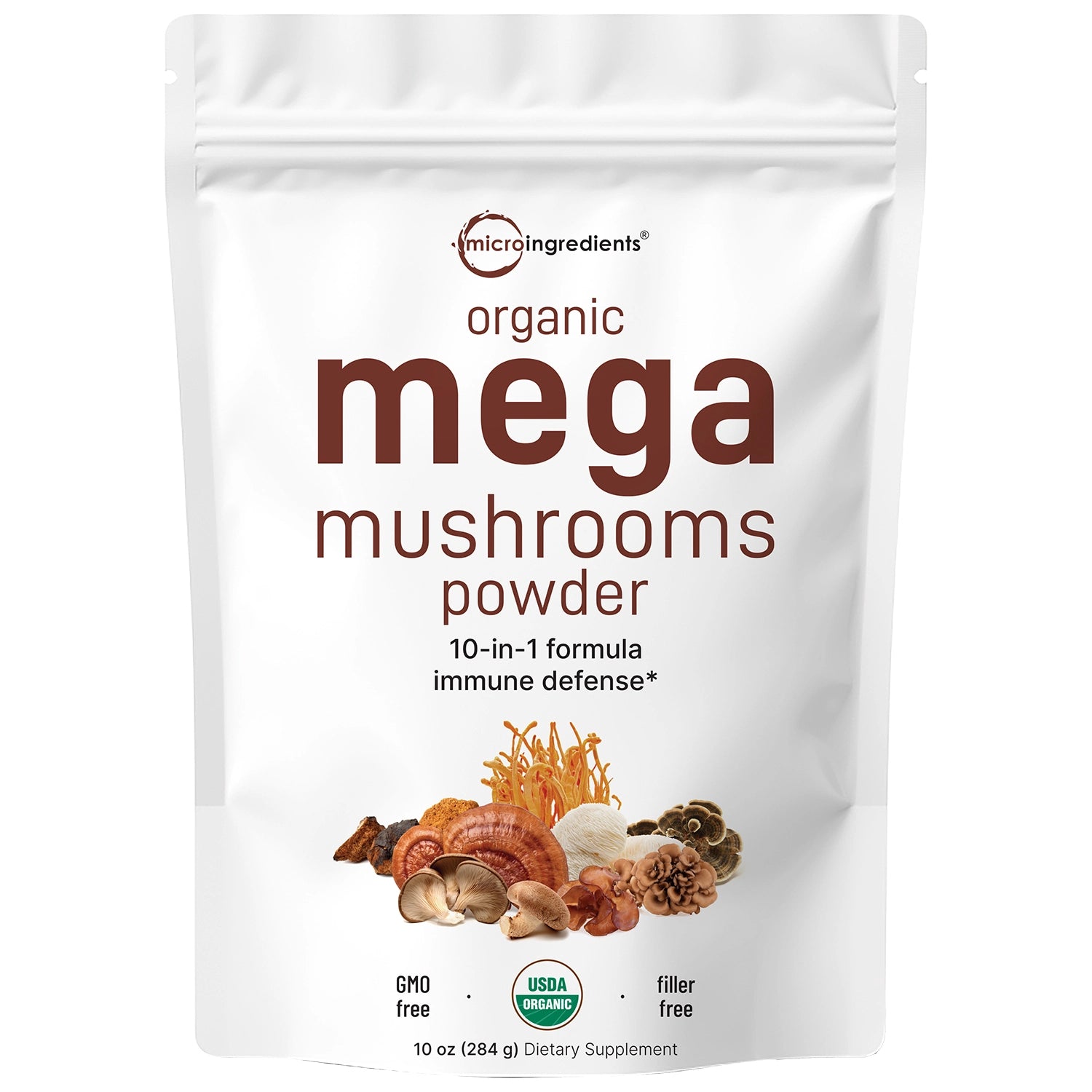 Ground Dried Mushroom Powder by Its Delish, 6 oz Medium Jar Dark Chilean Dehydrated and Ground Mushrooms for Cooking and Flavoring