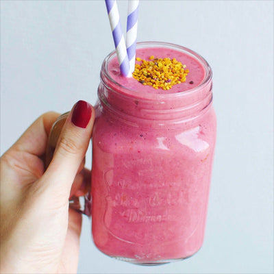 Bee Pollen Berry Smoothie