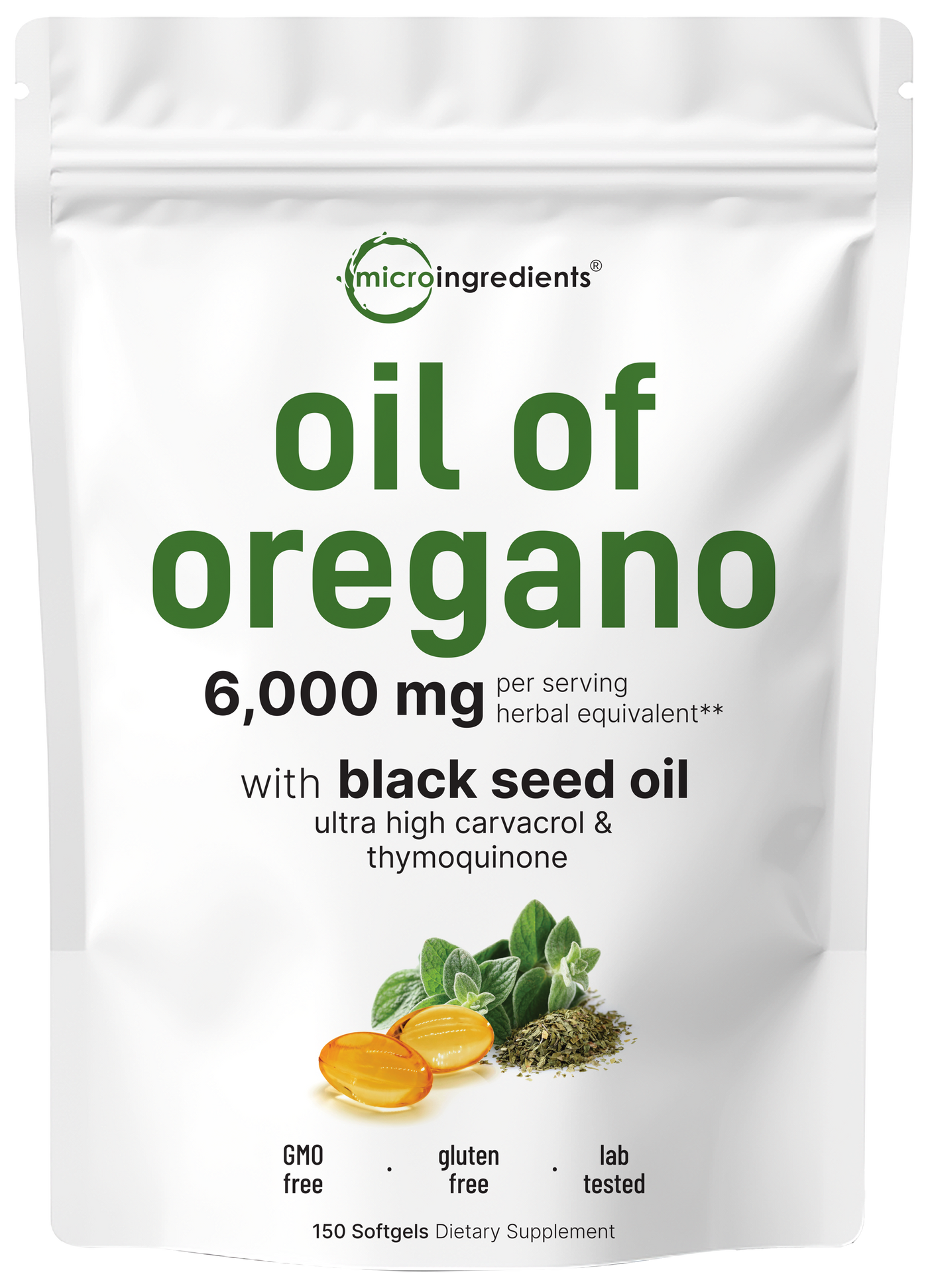 Micro Ingredients Oregano Oil with Black Seed Oil