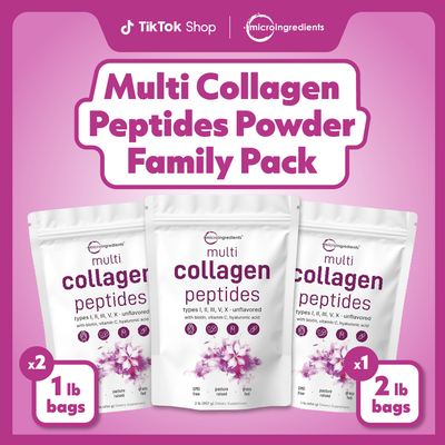 Multi Collagen Peptides Powder Family Pack