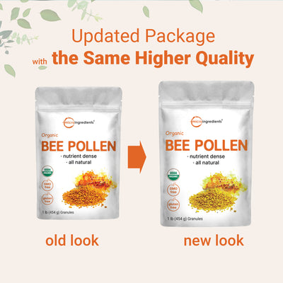 Micro Ingredients Premium Organic Bee Pollen Granules