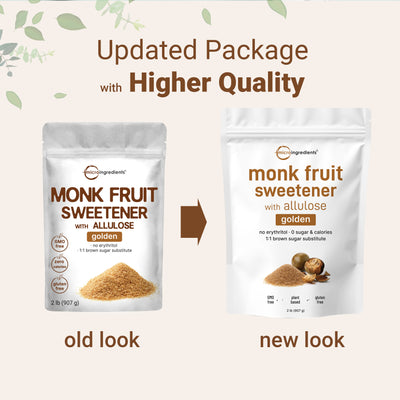 Micro Ingredients Golden Monk Fruit Sweetener – Without Erythritol