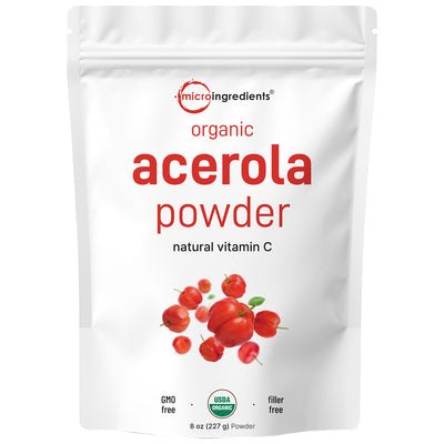 Micro Ingredients Organic Acerola Cherry Powder, 8oz