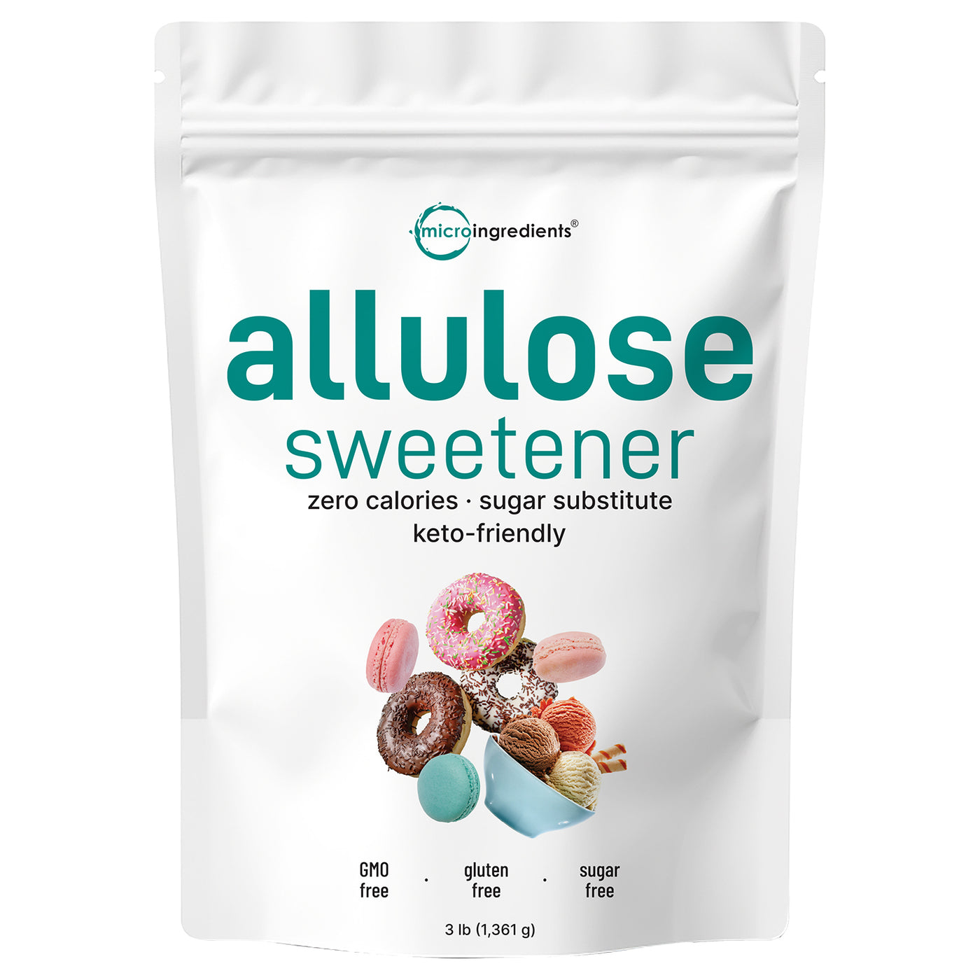 Micro Ingredients Allulose Sweetener Granules, 3 Pounds