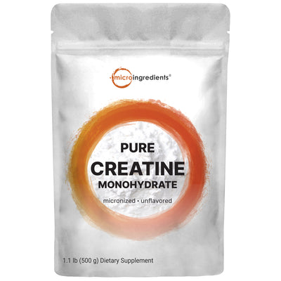 Micro Ingredients Micronized Creatine Monohydrate Powder - Unflavored