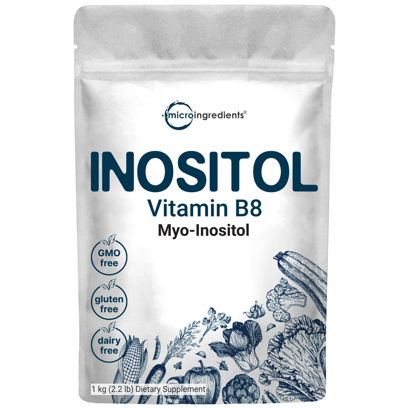 Micro Ingredients Inositol Powder for Optimal Health