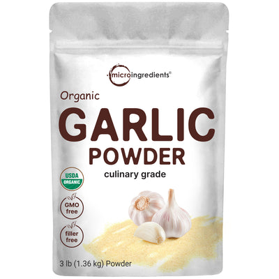 Micro Ingredients Organic Garlic Powder-3lb