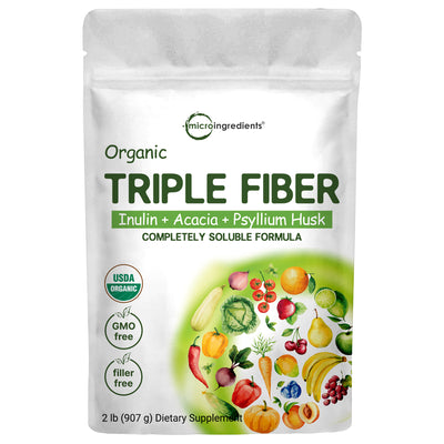 Micro Ingredients Organic Triple Fiber Powder