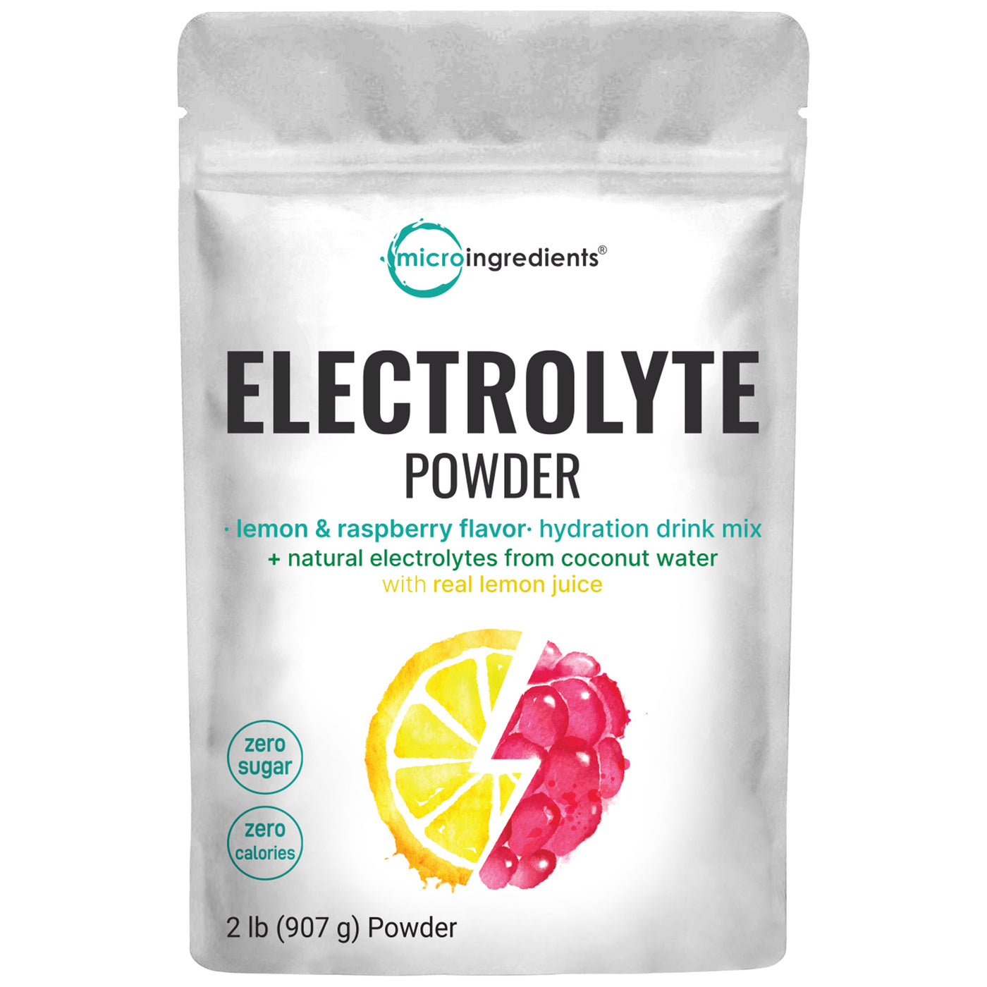 Micro Ingredients Electrolyte Hydration Drink Mix Powder, 2lb