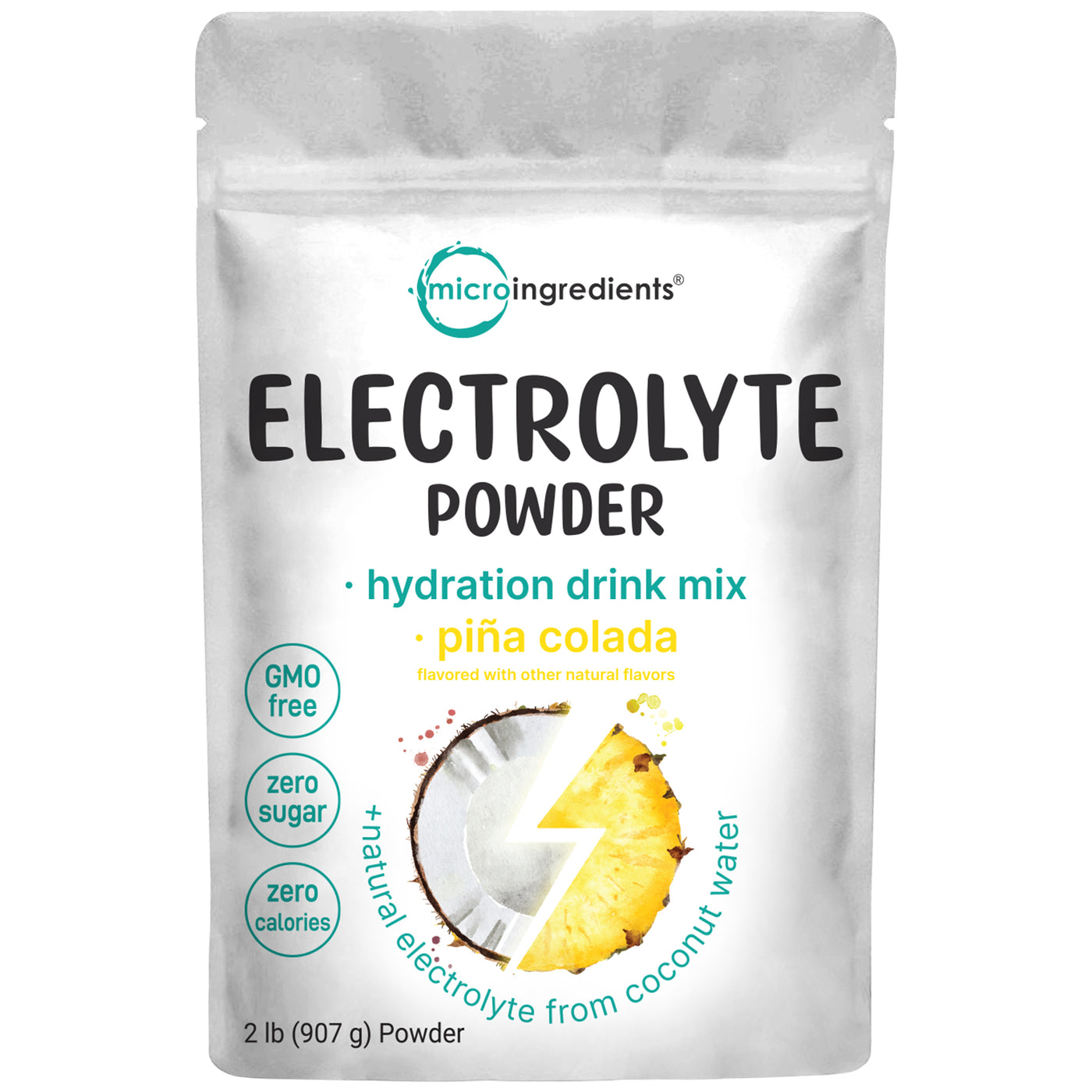 Micro Ingredients Electrolyte Hydration Drink Mix Powder, 2lb