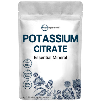 Micro Ingredients Potassium Citrate Powder, 2.2 Pound