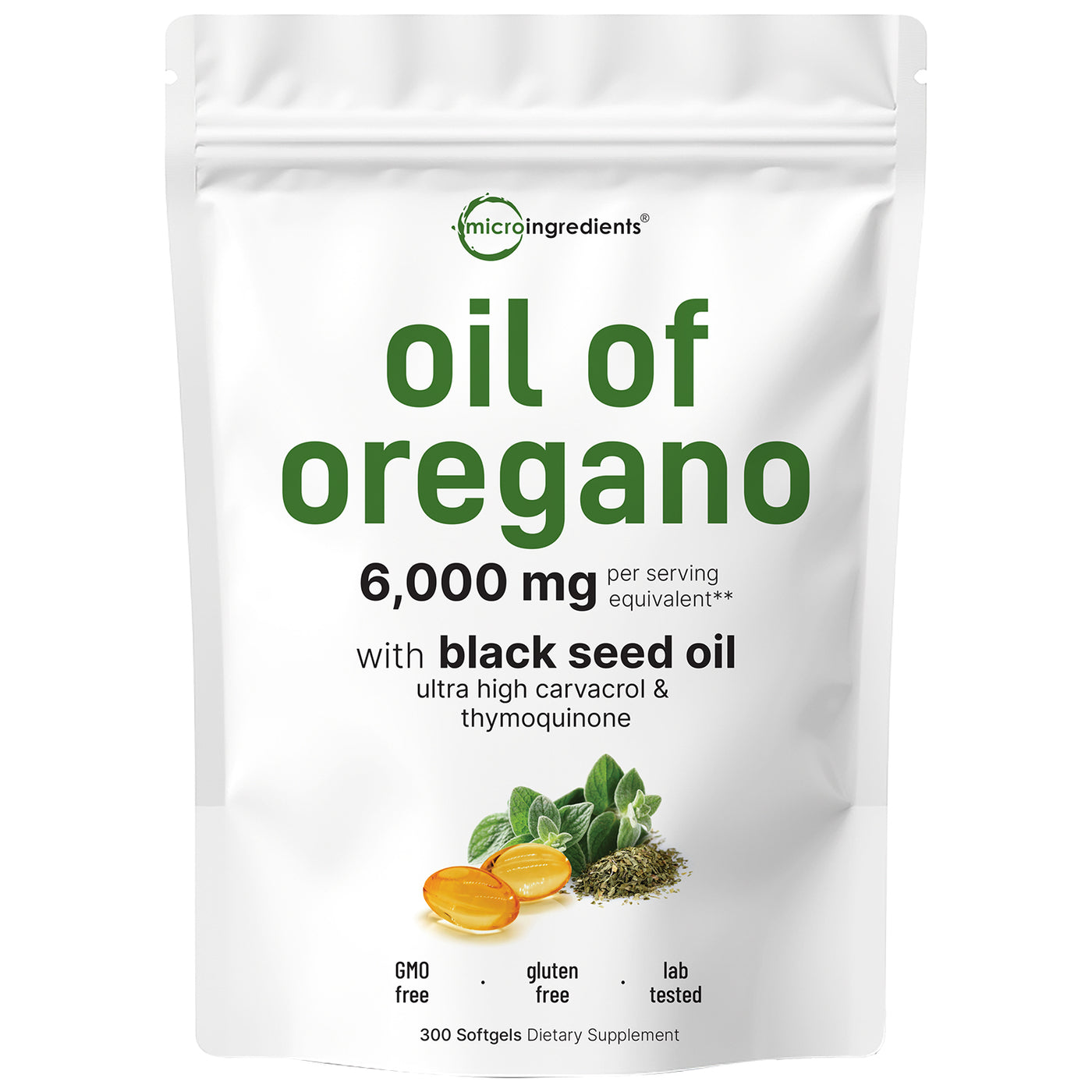 Micro Ingredients Oregano Oil with Black Seed Oil