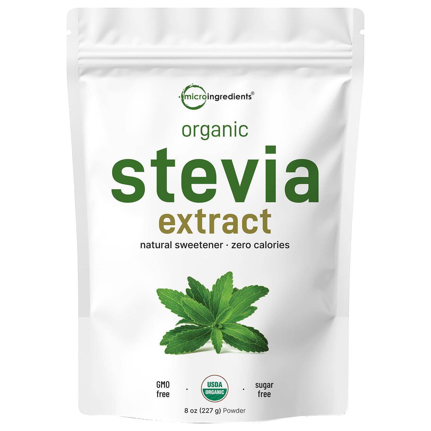 Micro Ingredients Organic Stevia Powder 8 Ounce