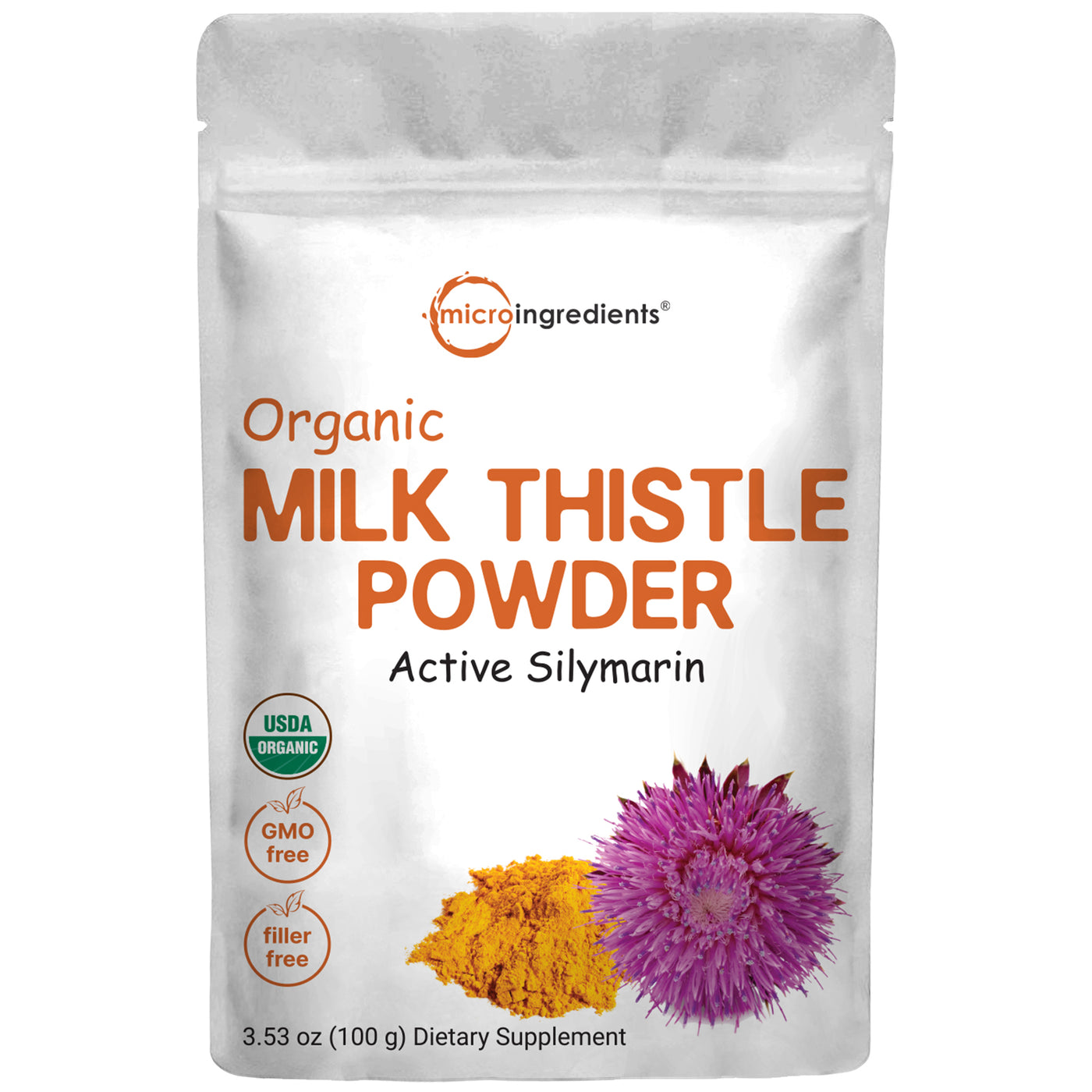 Micro Ingredients Organic Milk Thistle Powder