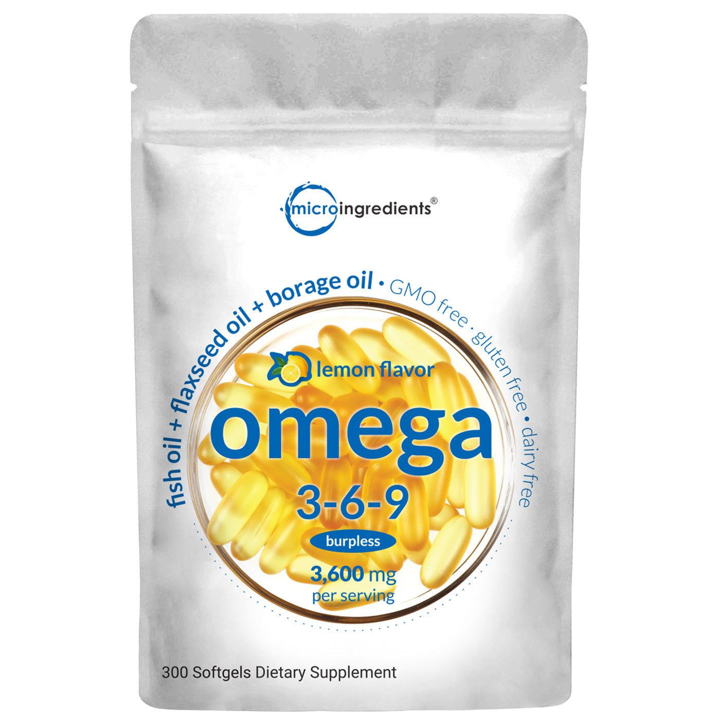 Micro Ingredients Ultra Omega 3-6-9 Softgels