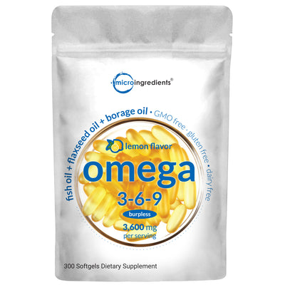 Micro Ingredients Ultra Omega 3-6-9 Softgels