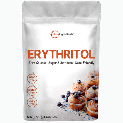 Micro Ingredients Erythritol Granules, 6lb