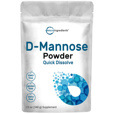 Micro Ingredients D Mannose Powder, 12 Ounces