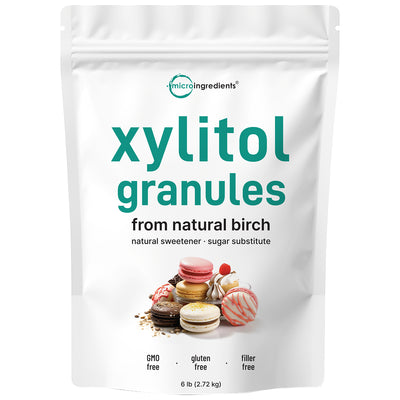 Micro Ingredients Xylitol Sweetener Granules, 6lb