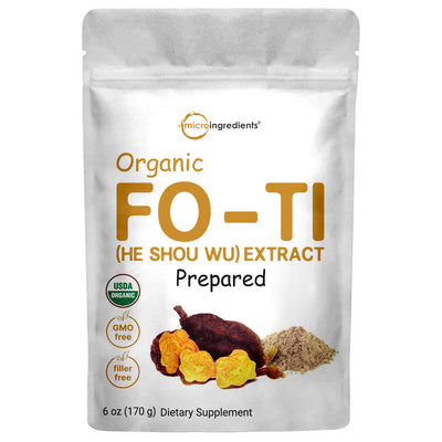 Micro Ingredients Organic Fo-Ti Powder, 6oz