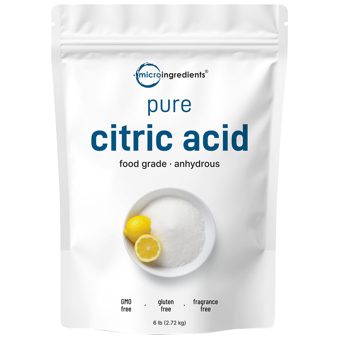 Micro Ingredients Pure Citric Acid Powder, 6lbs