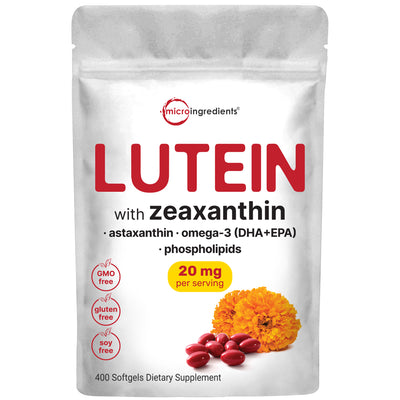 Micro Ingredients Lutein & Zeaxanthin Softgels